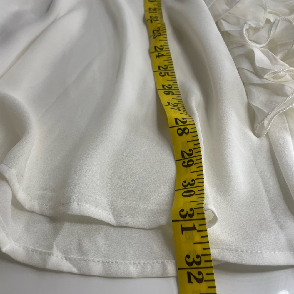 New Pretty Angel White Baby doll dress, Tunic,Open shoulder,Ruffle,Medium - Picture 7 of 10